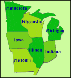 map midwest